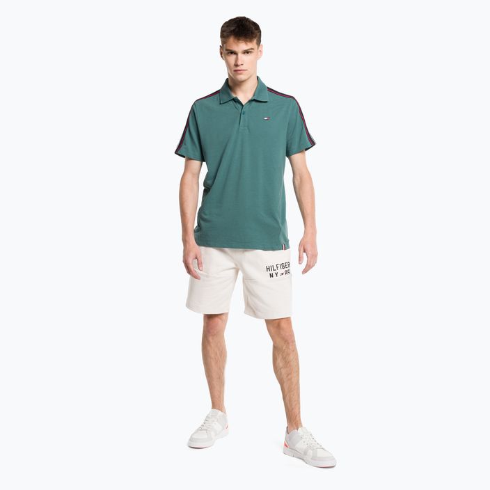 Tommy Hilfiger men's training shirt Textured Tape Polo green 2