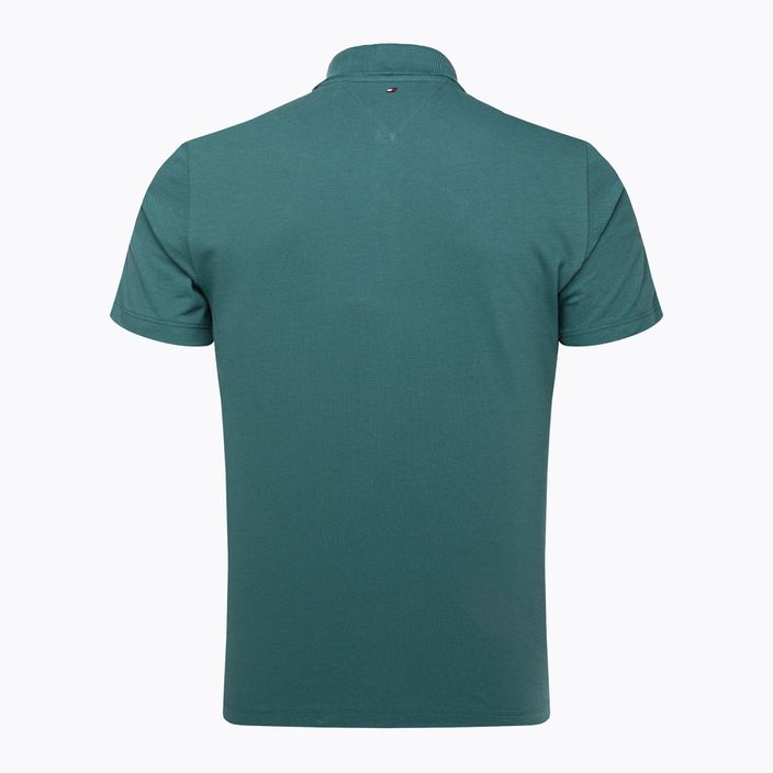 Tommy Hilfiger men's training shirt Textured Tape Polo green 6