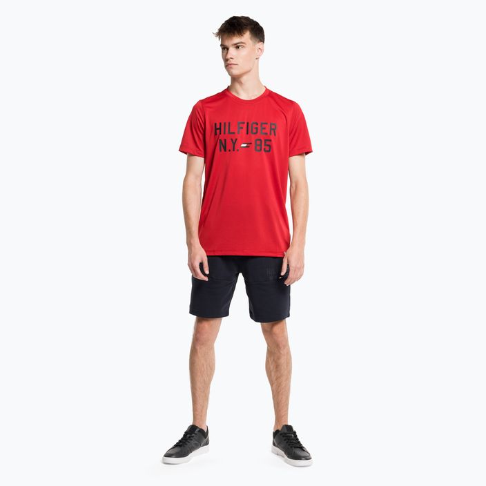 Men's Tommy Hilfiger Graphic Training T-shirt red 2