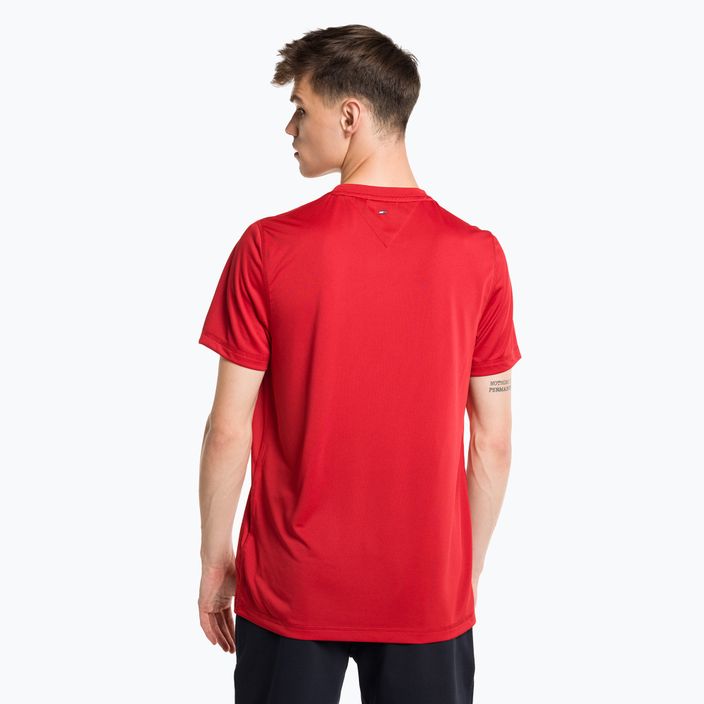 Men's Tommy Hilfiger Graphic Training T-shirt red 3