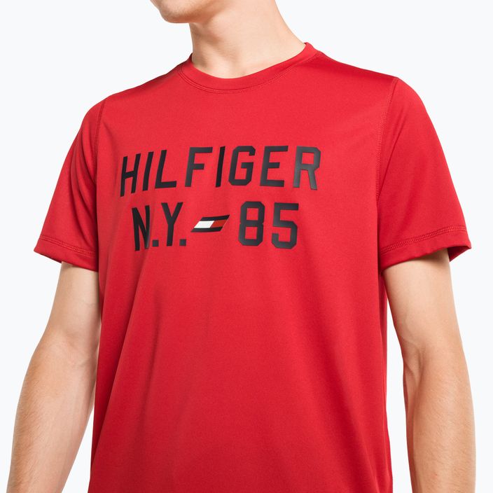Men's Tommy Hilfiger Graphic Training T-shirt red 4