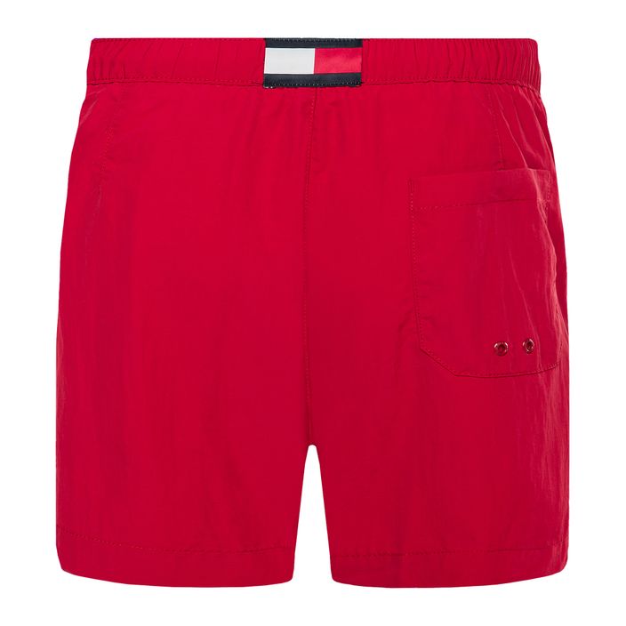 Men's Tommy Hilfiger Medium Drawstring swim shorts red 2