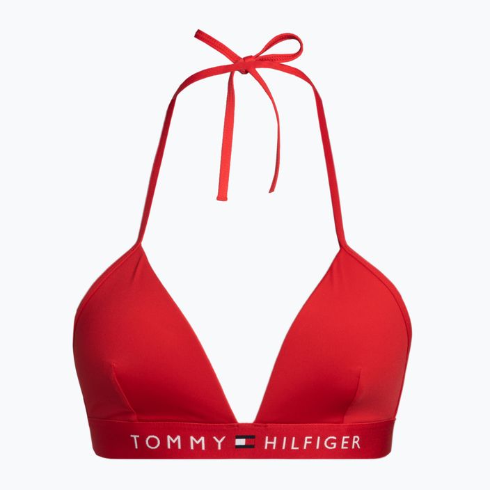 Tommy Hilfiger Triangle Fixed Foam swimsuit top red