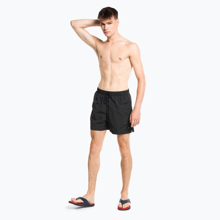 Men's Tommy Hilfiger Medium Drawstring swim shorts black 6