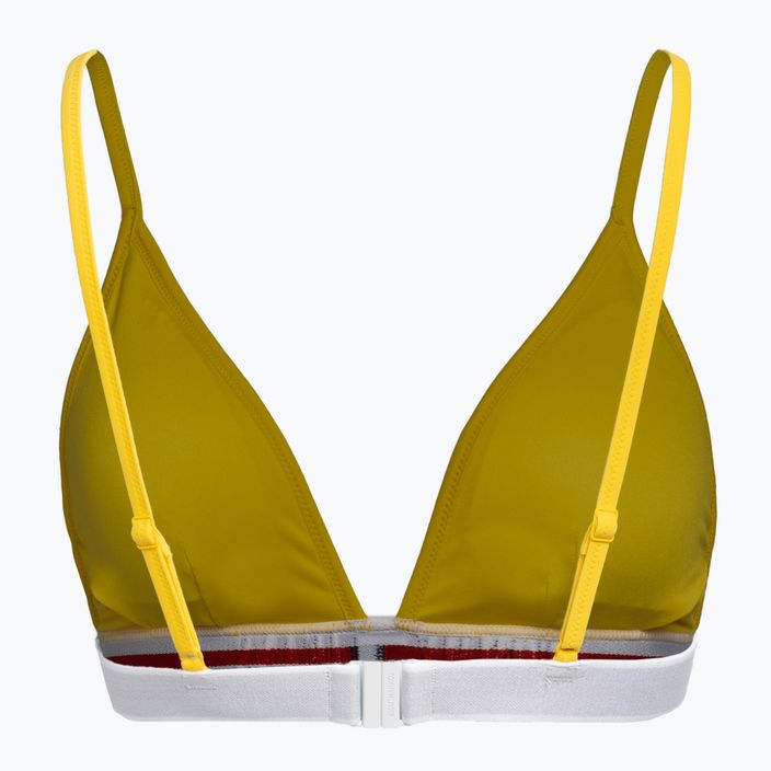 Tommy Hilfiger Triangle Rp yellow swimsuit top 2