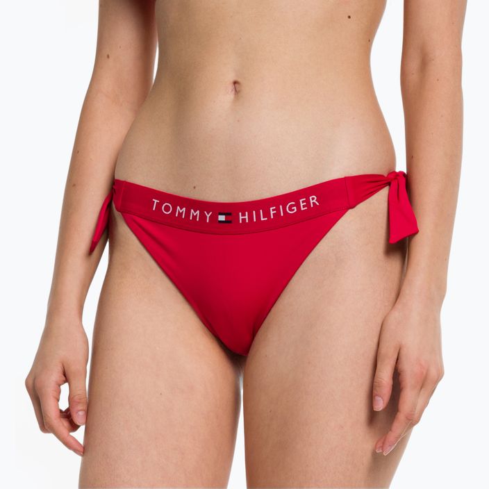 Tommy Hilfiger Side Tie Cheeky swimsuit bottom red 4