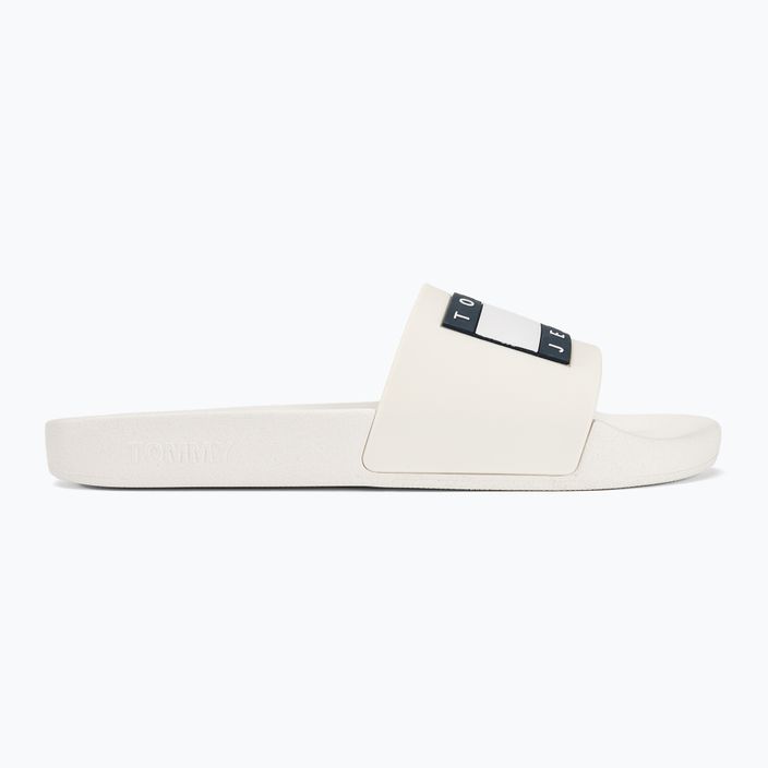 Women's Tommy Jeans Flag Pool Slide Ess ecru 2