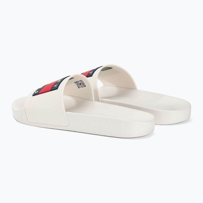 Women's Tommy Jeans Flag Pool Slide Ess ecru 3