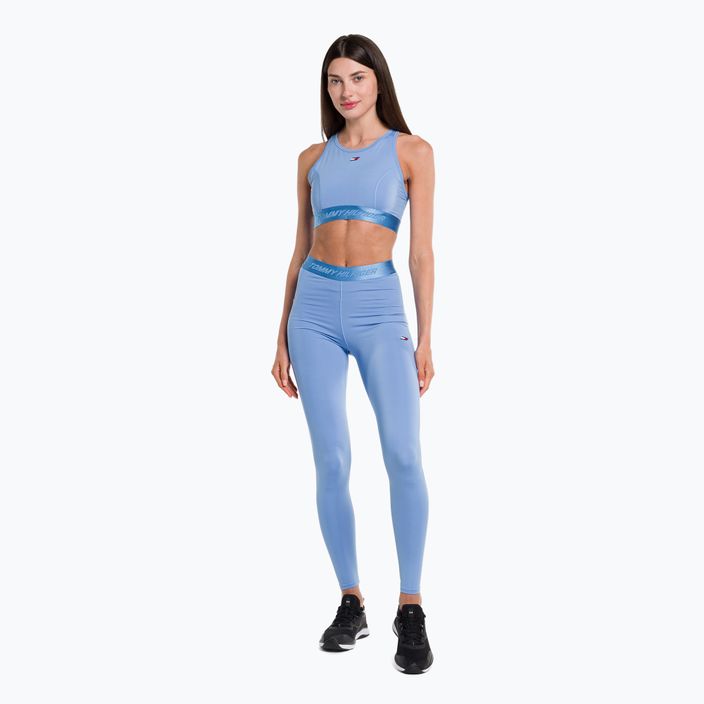 Women's training leggings Tommy Hilfiger Essentials Rw Tape Full Length blue 2