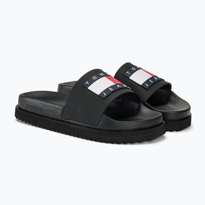 Tommy Jeans women's Elevated Flatform Slide black 4