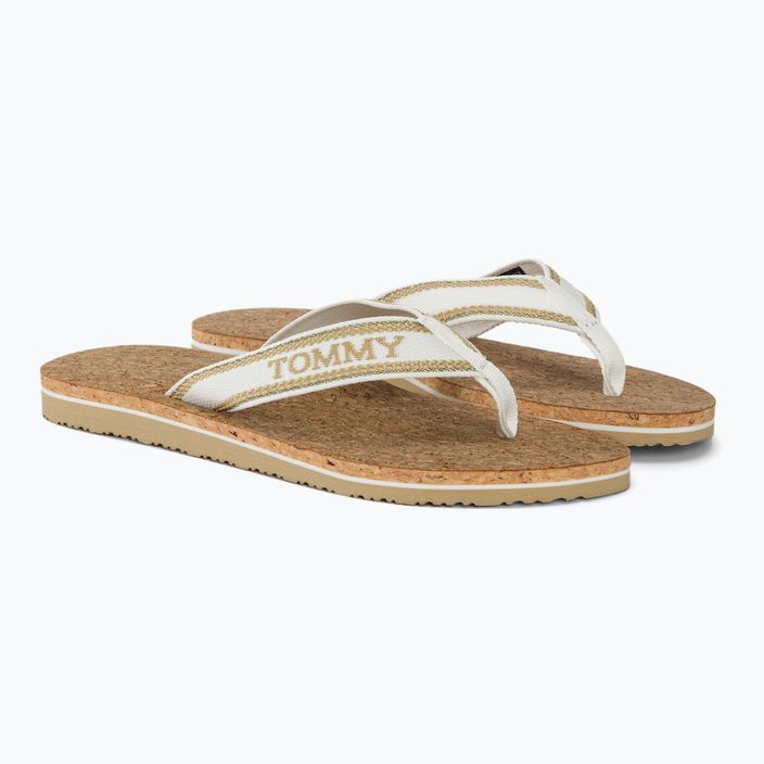 Tommy Hilfiger women's Cork Beach Sandal harvest wheat flip flops 4