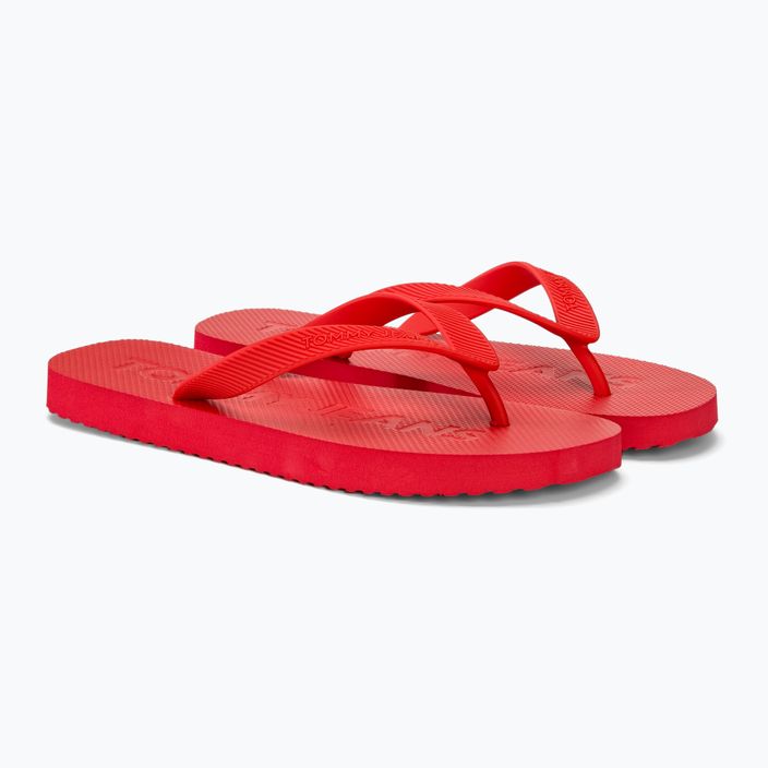 Men's Tommy Jeans Beach Flip Flop deep crimson 4