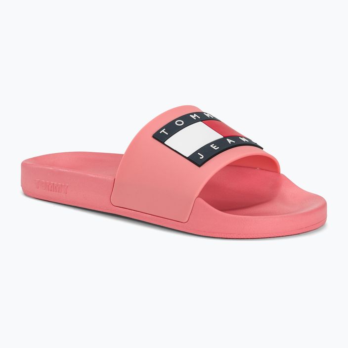 Women's Tommy Jeans Flag Pool Slide Ess tickled pink