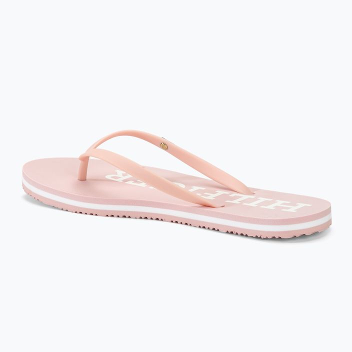 Tommy Hilfiger women's flip flops Strap Beach Sandal whimsy pink 3