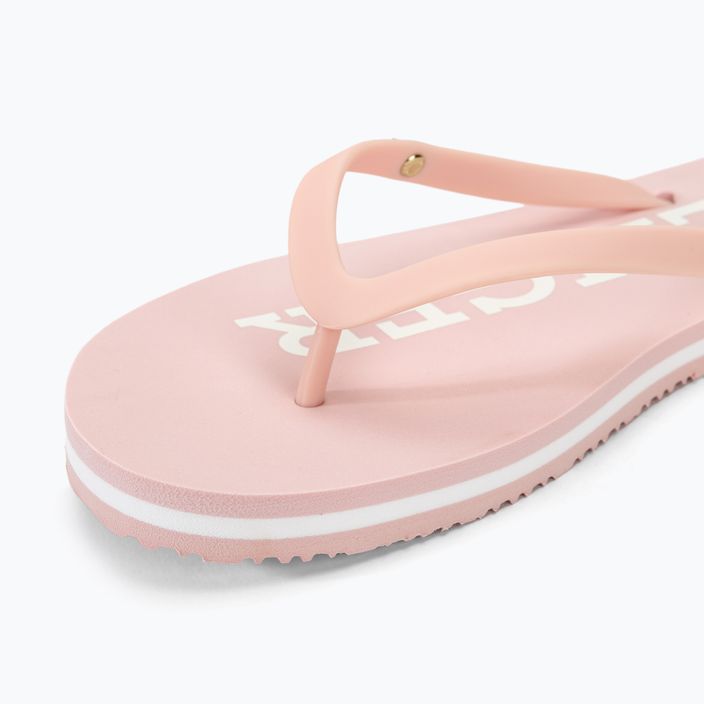 Tommy Hilfiger women's flip flops Strap Beach Sandal whimsy pink 7