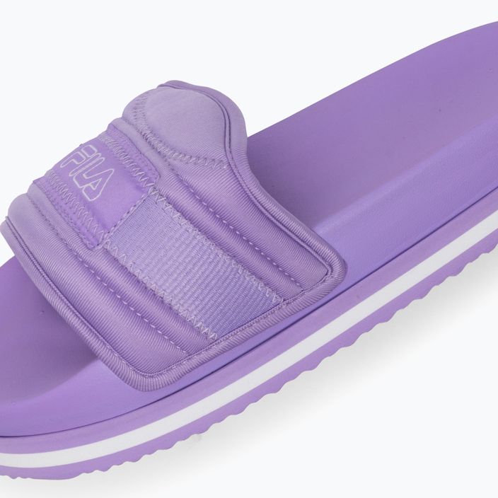 FILA women's Morro Bay Zeppa Lounge slides viola 8