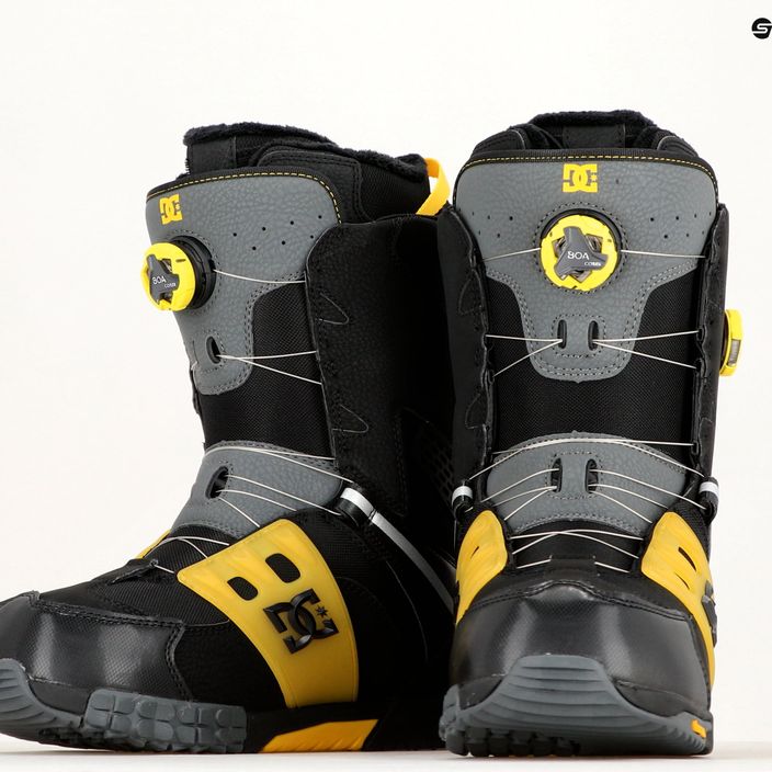 Men's snowboard boots DC Phantom black/yellow 9