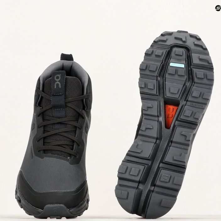 Women's trekking boots On Cloudroam Waterproof black/eclipse 8