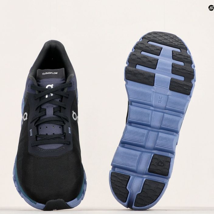Men's running shoes On Cloudflow 4 black/storm 8