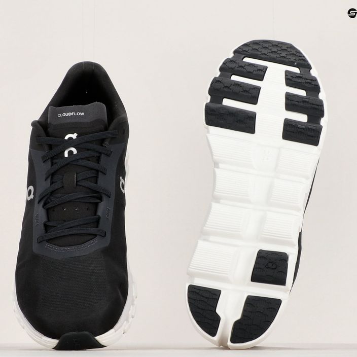 Men's running shoes On Cloudflow 4 black/white 15