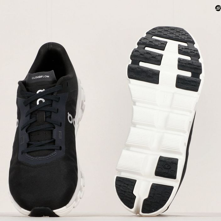 Women's running shoes On Cloudflow 4 black/white 10