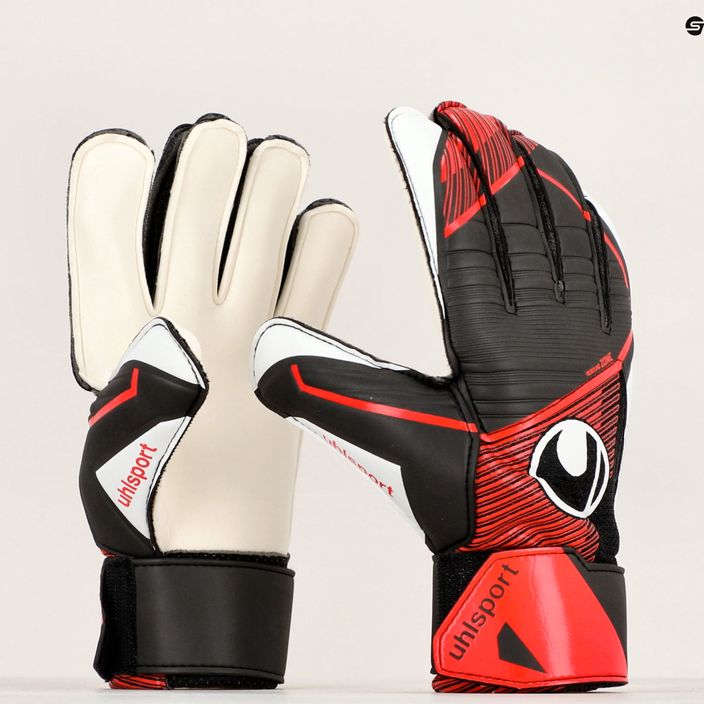 Uhlsport Powerline Starter Soft goalkeeper gloves black/red/white 4
