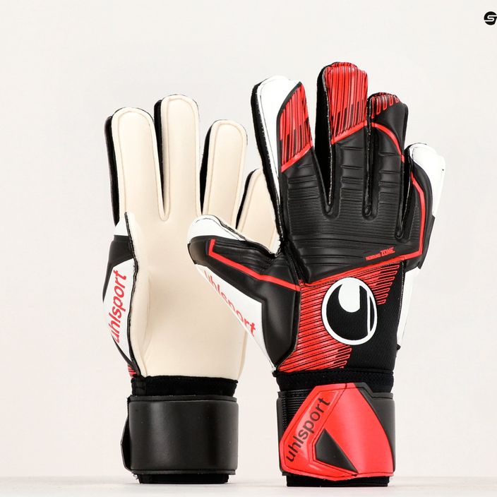 Uhlsport Powerline Supersoft goalkeeper gloves black/red/white 4
