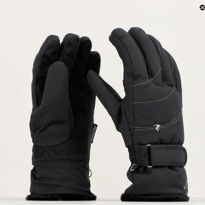 Women's Ski Gloves ZIENER Kahli PR black 3