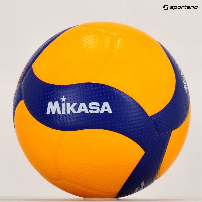 Mikasa volleyball V400W yellow/blue size 4 5