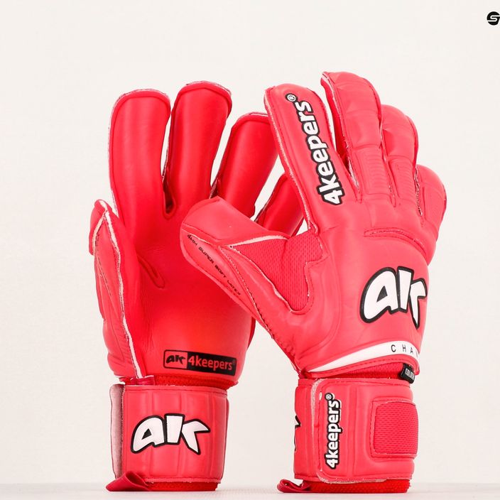 4Keepers Champ Colour Red VI goalkeeper gloves red 5
