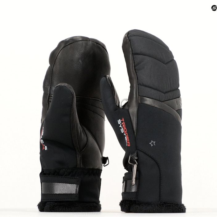 LEKI Women's Ski Gloves Snowfox 3D Mitt black 10