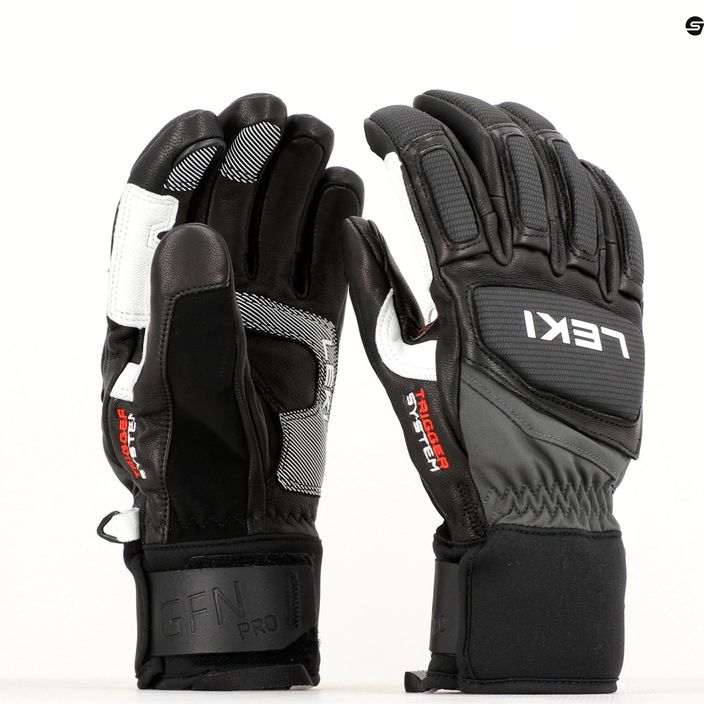 LEKI Griffin Pro 3D black/white men's ski glove 9