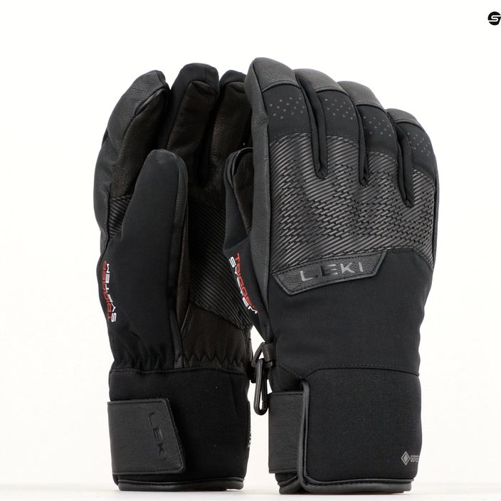 Men's Ski Gloves LEKI Performance 3D GTX black 8