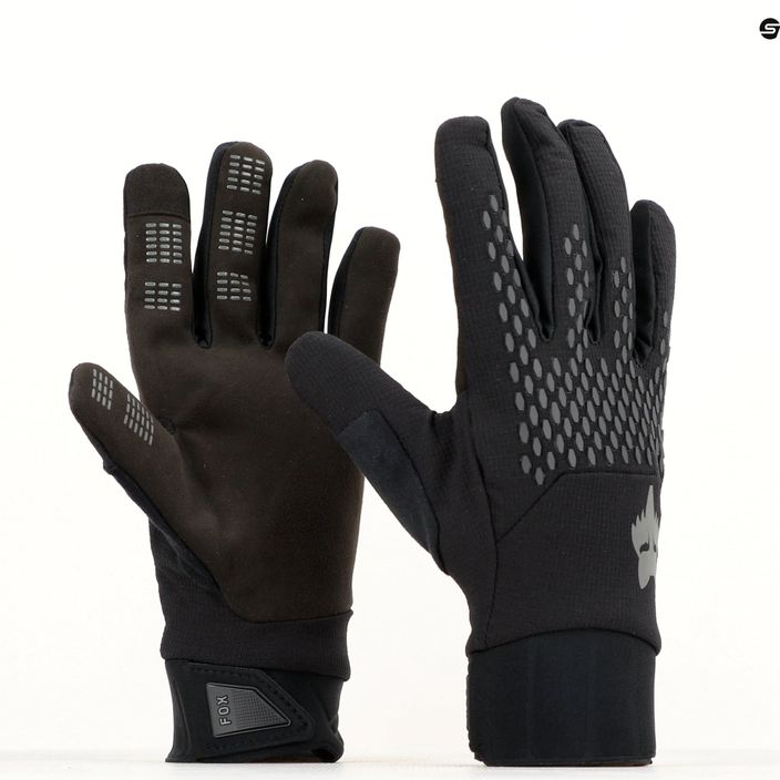 Fox Racing Defend Pro Winter black cycling gloves 9