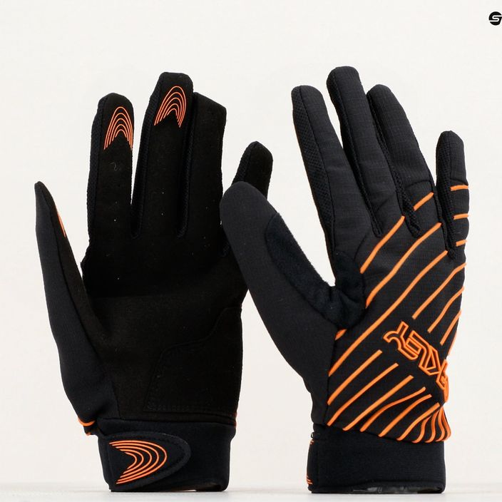 Oakley Drop In Mtb Glove 2.0 men's cycling gloves black and orange FOS901323 3