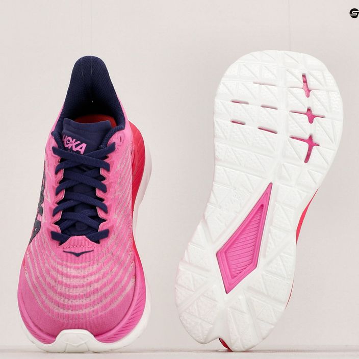Women's running shoes HOKA Mach 5 raspberry/strawberry 10