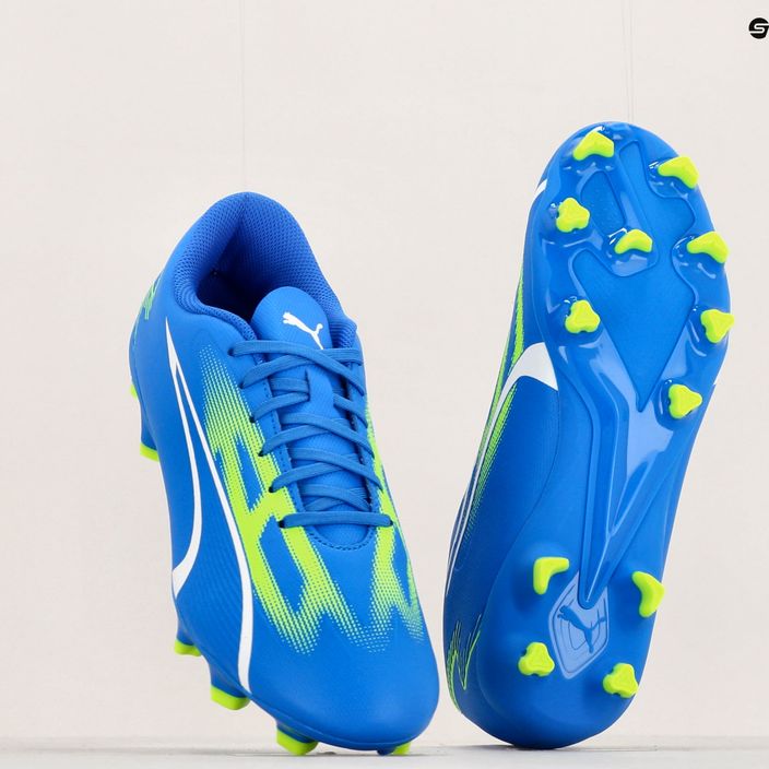 Men's football boots PUMA Ultra Play FG/AG ultra blue/puma white/pro green 17