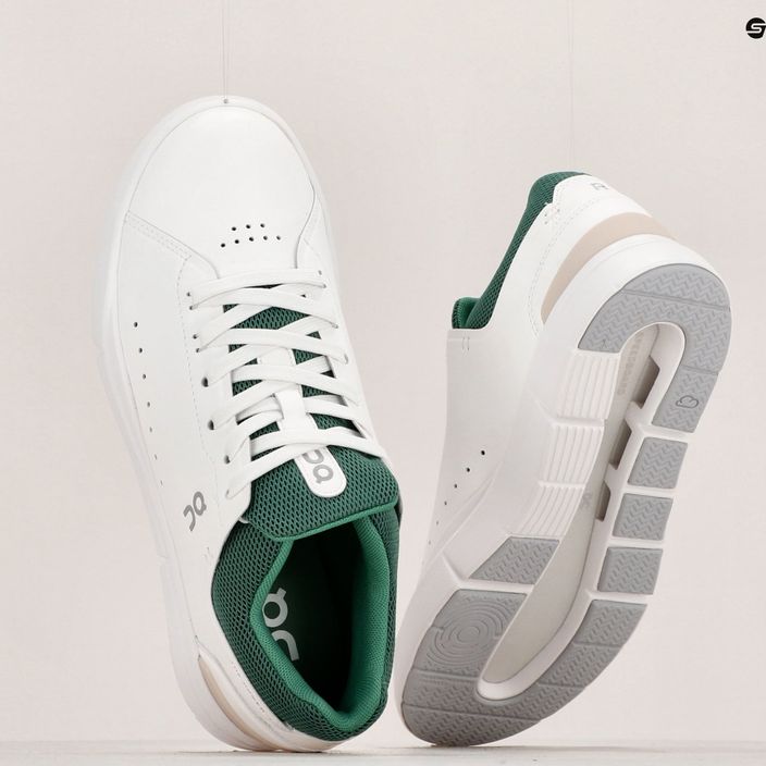 Women's On Running The Roger Advantage white/green shoes 15