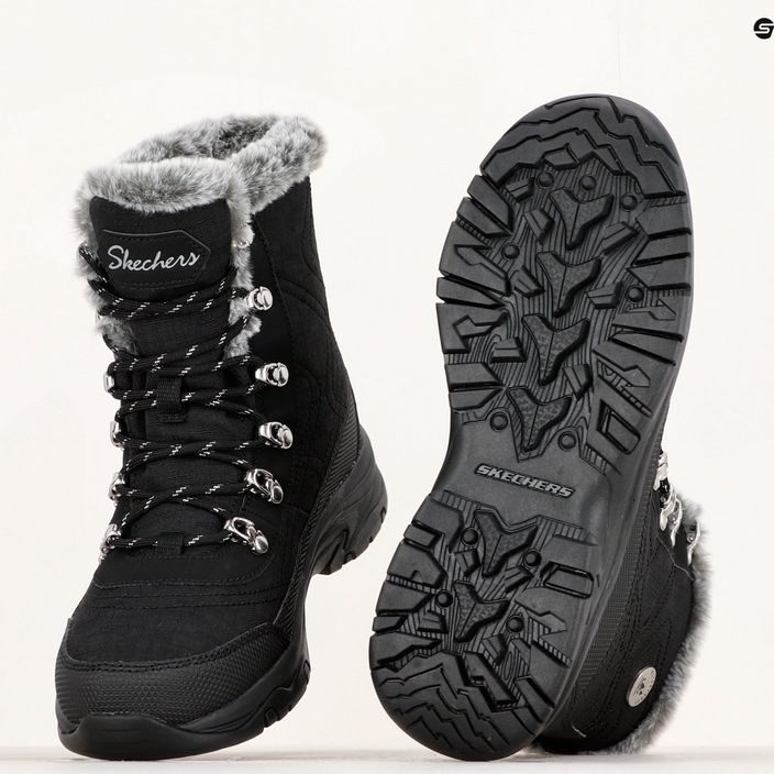 Women's trekking boots SKECHERS Trego Cold Blues black 14