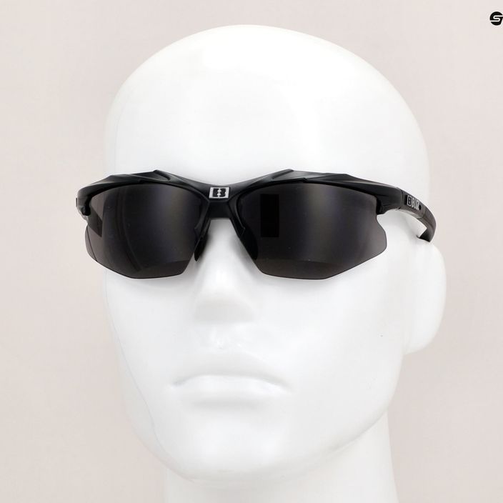Bliz Hybrid S3 shiny black/smoke cycling glasses 11
