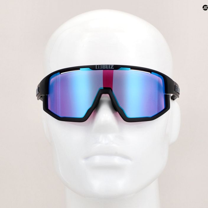 Bliz Fusion Nano Optics Nordic Light S2 matt black/begonia/violet blue multi cycling glasses 12