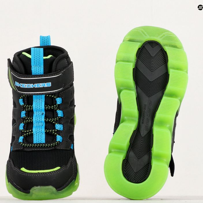 SKECHERS children's shoes Mega-Surge Flash Breeze black/blue/lime 15