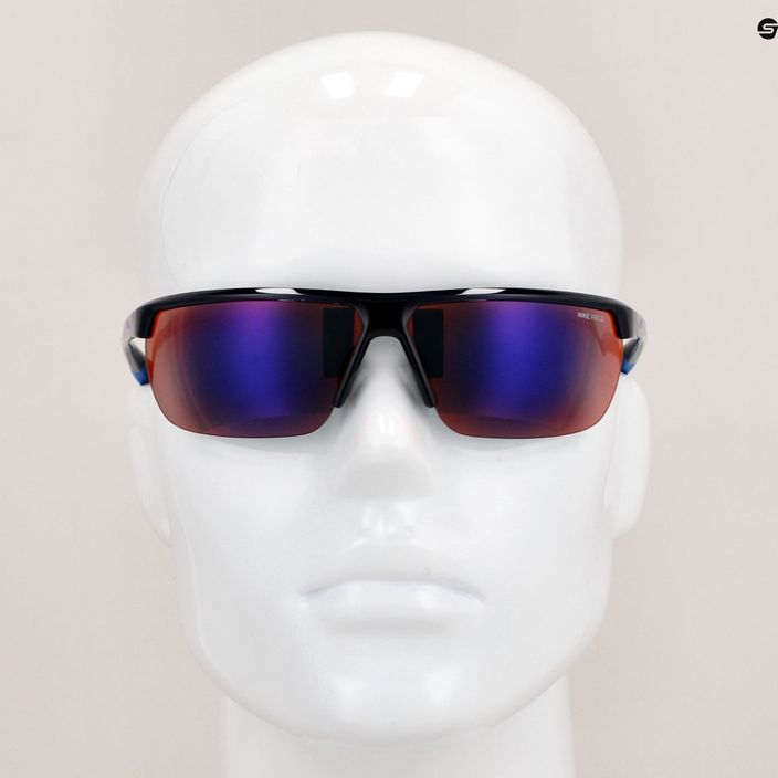 Nike Tempest E obsidian/pacific blue/field tint lens sunglasses 9