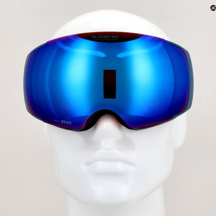 Quiksilver Greenwood S3 majolica blue / clux red mi snowboard goggles 10