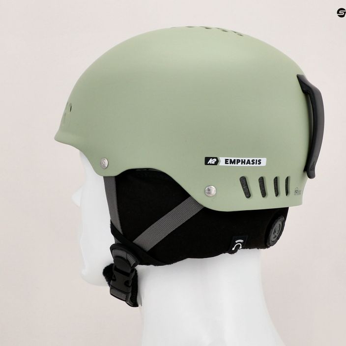K2 Emphasis sage ski helmet 8