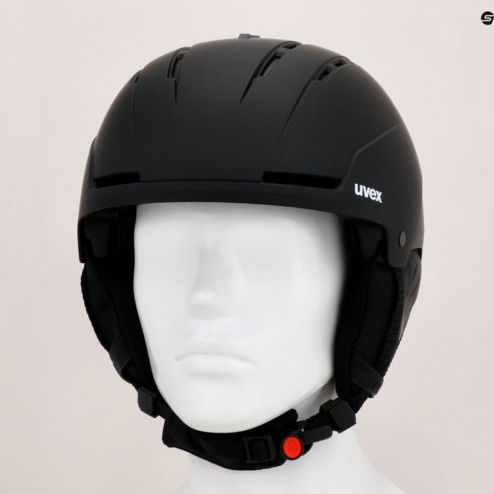 Ski helmet UVEX Stance Mips black matte 12