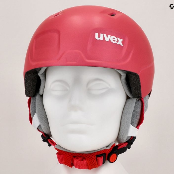 Children's ski helmet UVEX Manic Pro pink matt 8