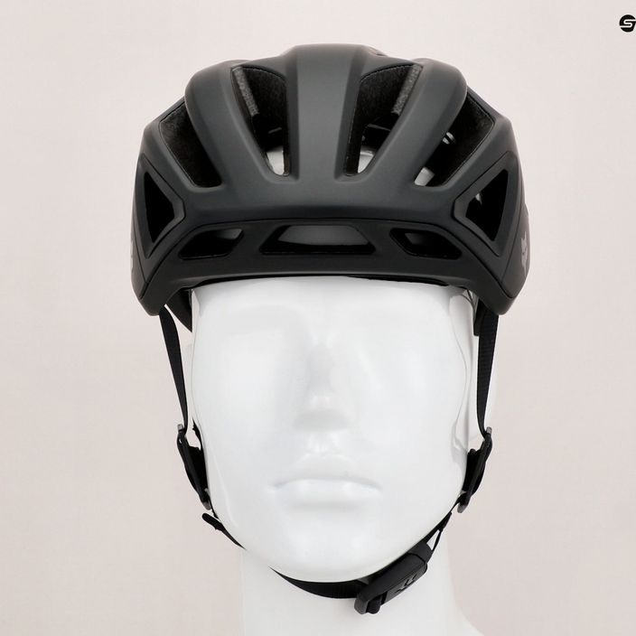 Fox Racing Crossframe Pro matte black bicycle helmet 15