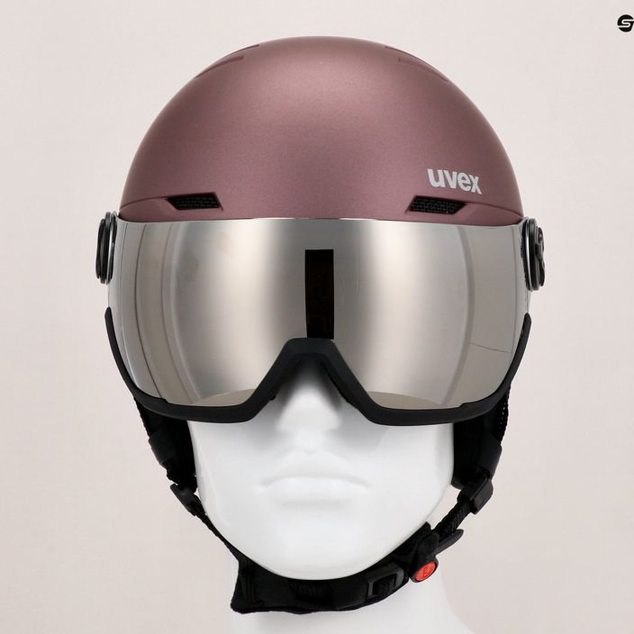 Ski helmet UVEX Wanted Visor purple 56/6/262/7005 13