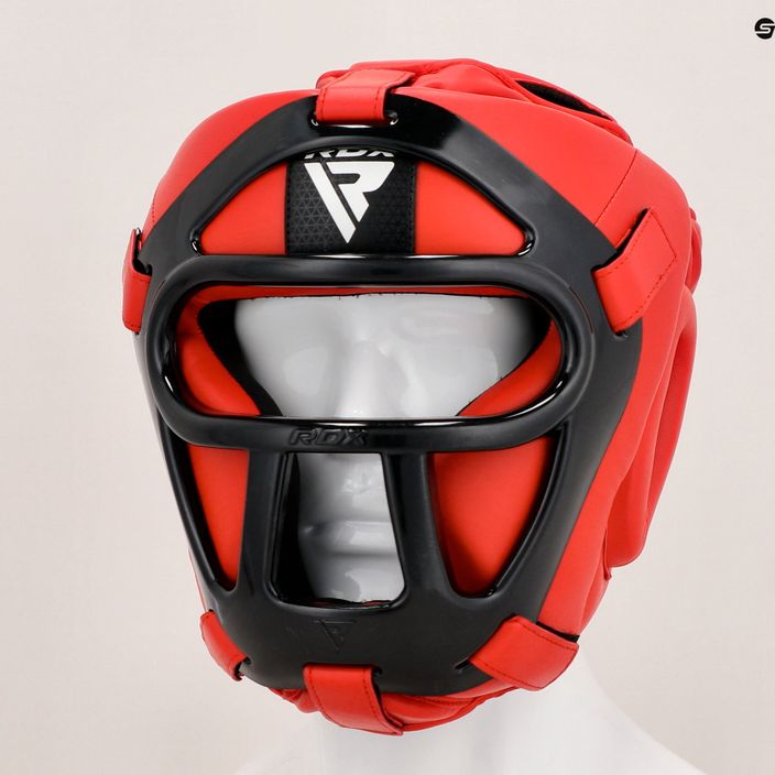Boxing helmet RDX Guard Grill T1 red 13